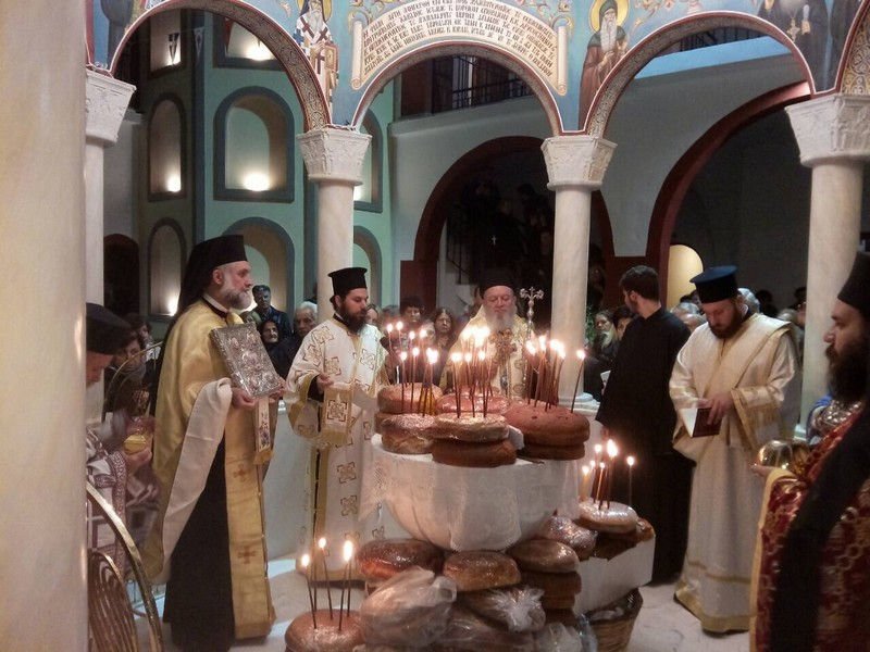 Λαμπρός εορτασμός στην Ι.Μ. Χαλκίδος για τον Όσιο Δαυίδ