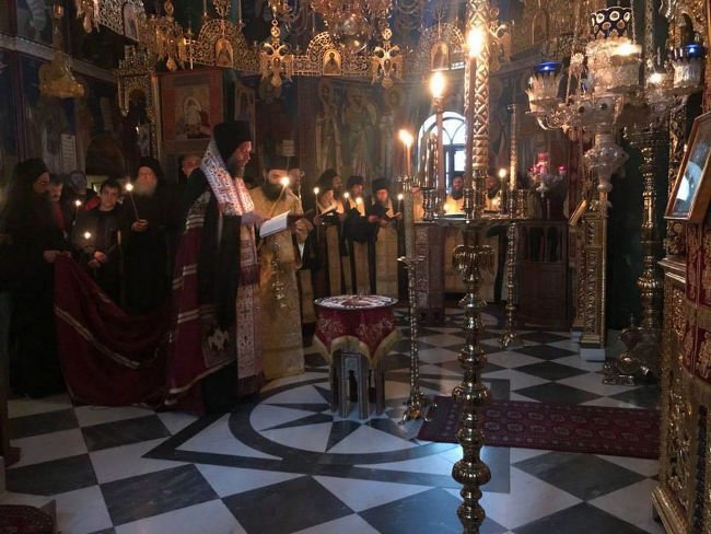 Γαβριήλ στο Άγιον Όρος για Εορτή των Χριστουγέννων