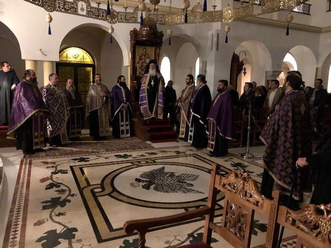 Κατανυκτικός Εσπερινός στη Μητρόπολη Θηβών