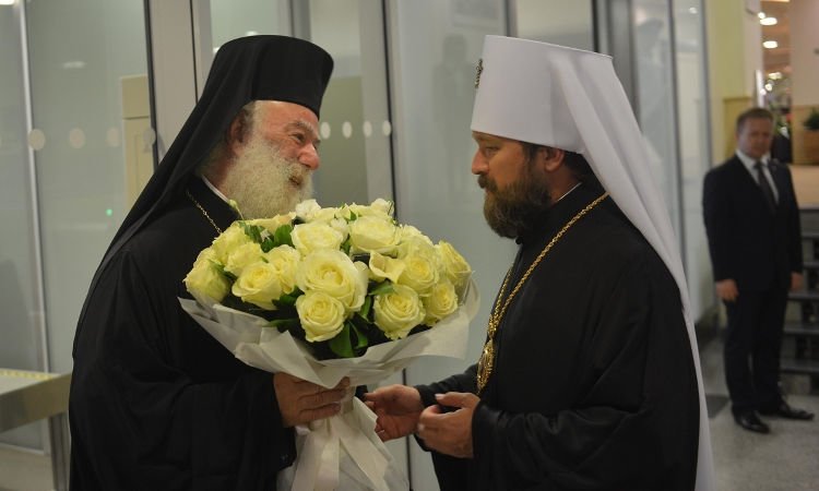 Έφτασε στη Μόσχα ο Πατριάρχης Αλεξανδρείας