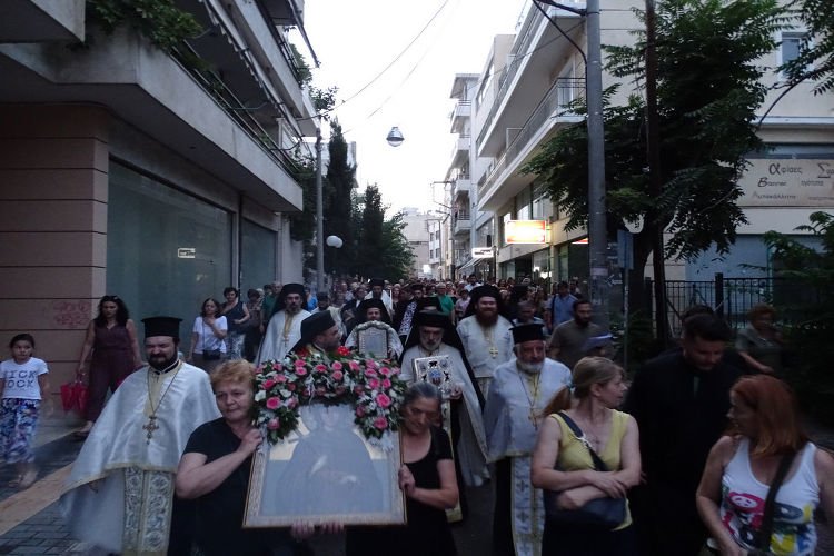 Πανηγυρικός Εσπερινός Αγίας Παρασκευής στη Νέα Ιωνία