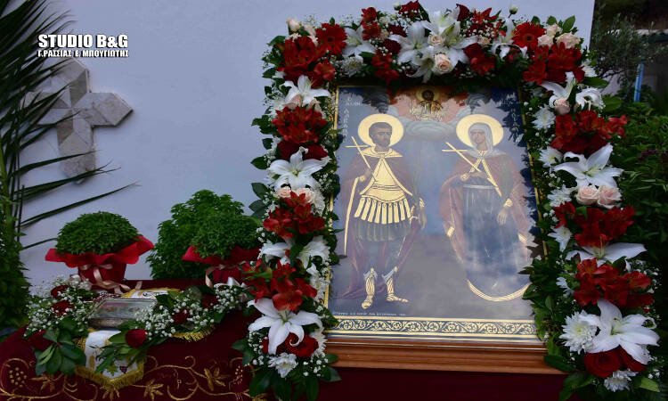 Εορτή των Αγίων Ανδριανού και Ναταλίας στην Ι.Μ. Αργολίδος