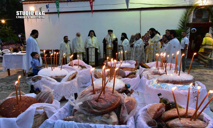 Εορτή των Αγίων Ανδριανού και Ναταλίας στην Ι.Μ. Αργολίδος