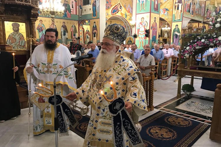 Λαμπρός εορτασμός της Παναγίας στην Ι.Μ. Δημητριάδος