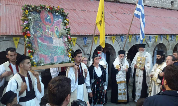 Λαμπρός εορτασμός στη Μεγάλη Παναγιά της Σαμαρίνας
