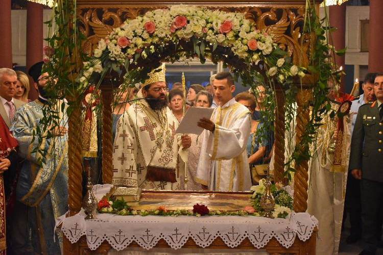 Η Κοίμηση της Θεοτόκου στην Ι.Μ. Μαρωνείας