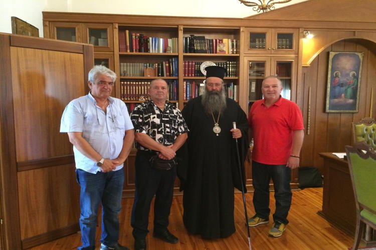 Η ομάδα του Πιερικού στον Μητροπολίτη Κίτρους Γεώργιο