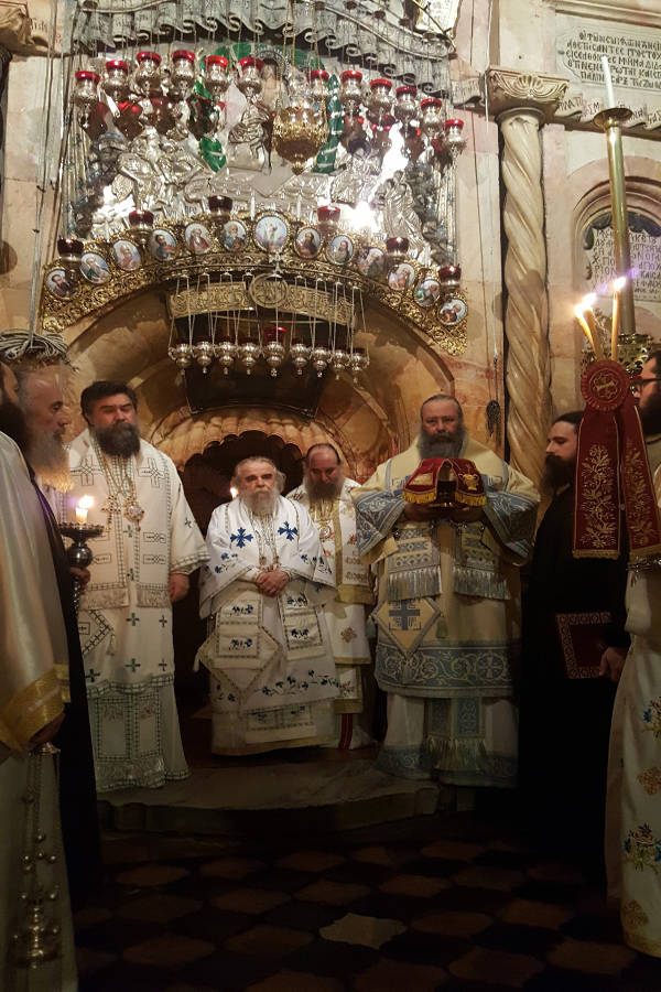 Ο Μητροπολίτης Κίτρους Γεώργιος στους Αγίους Τόπους