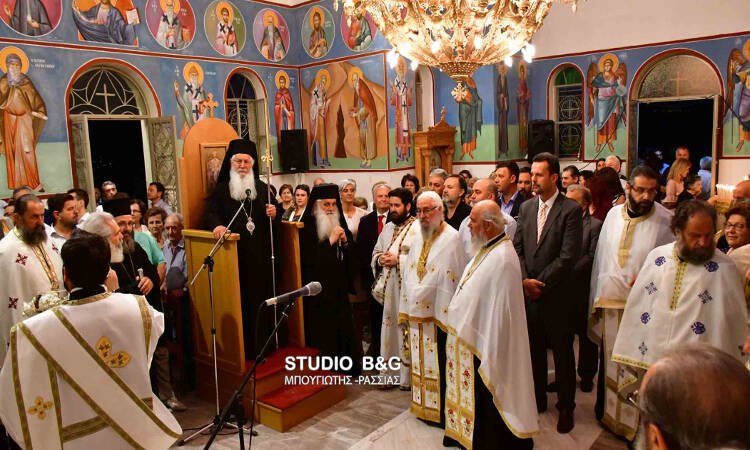 Υποδοχή Εικόνας Παναγίας στο ορεινό χωριό Μαλαντρένι Αργολίδος