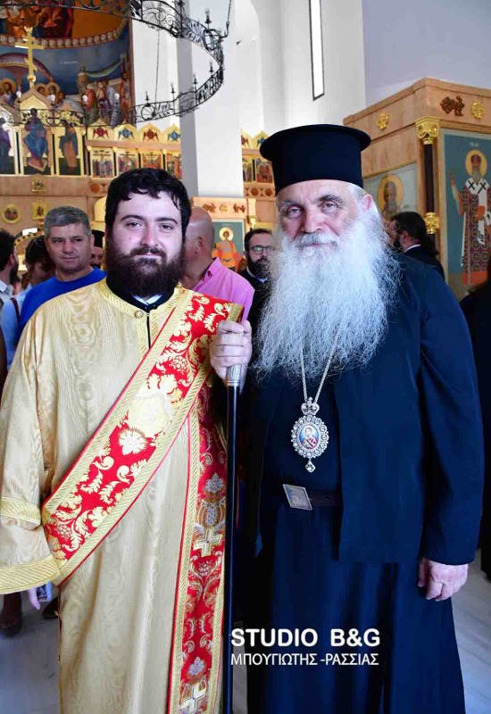 Η πρώτη χειροτονία Διακόνου στον Ιερό Ναό Αγίου Λουκά Ναυπλίου