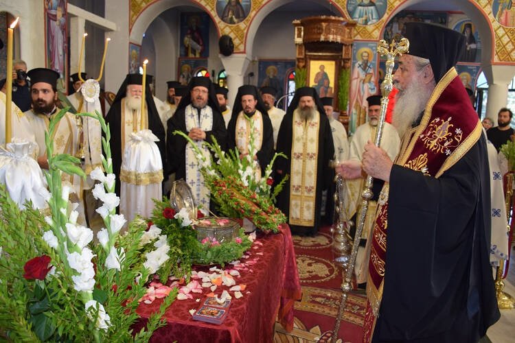 Η Λαμία υποδέχτηκε λείψανο του πολιούχου της Αγίου Λουκά