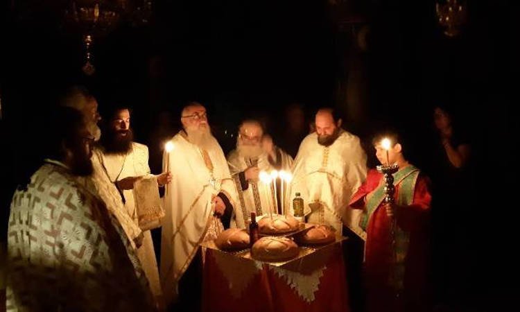 Αγρυπνία Αγίου Ευσταθίου στην Αγία Παρασκευή Γρεβενών