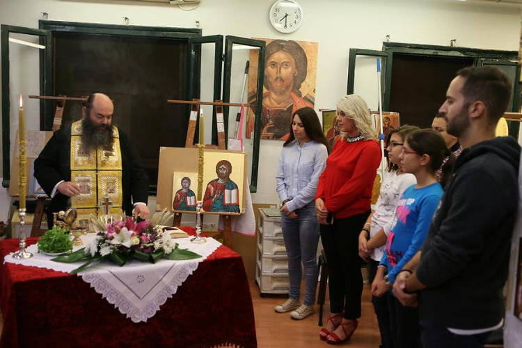 Αγιασμός Σχολής Αγιογραφίας της Ι.Μ. Δημητριάδος