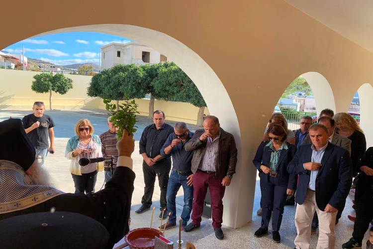 Αγιασμός σε νέο Βρεφονηπιακό Σταθμό Μακρύ Γιαλού