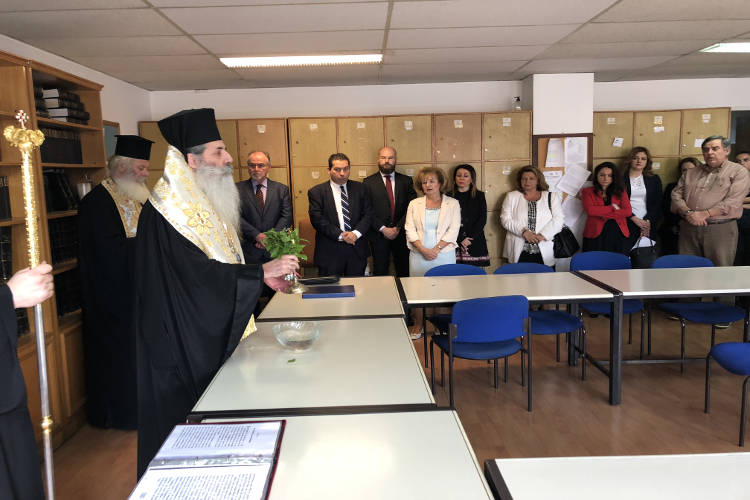 Ο Πειραιώς Σεραφείμ κοντά στους Δικαστικούς Λειτουργούς Πειραιά