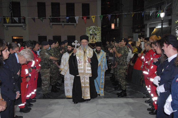 Υποδοχή Εικόνας της Παναγίας στη Χαλκίδα