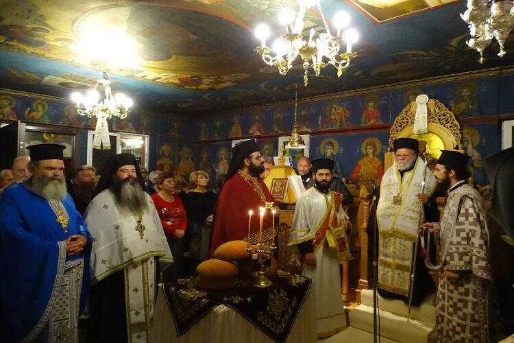 Αρχιερατικός Εσπερινός Αγίου Κυπριανού στο Ηράκλειο Αττικής