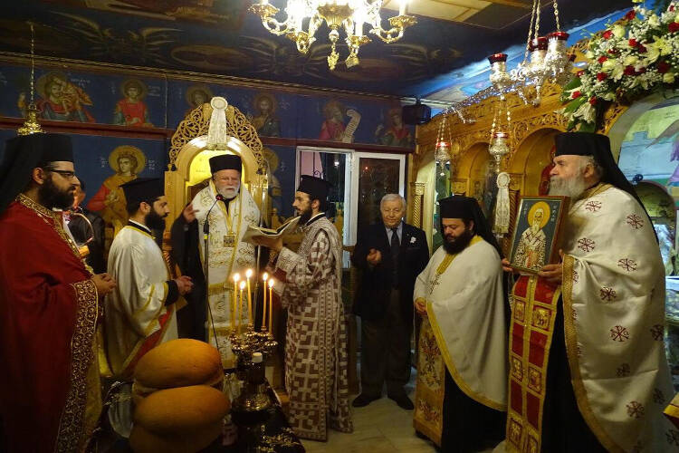 Αρχιερατικός Εσπερινός Αγίου Κυπριανού στο Ηράκλειο Αττικής