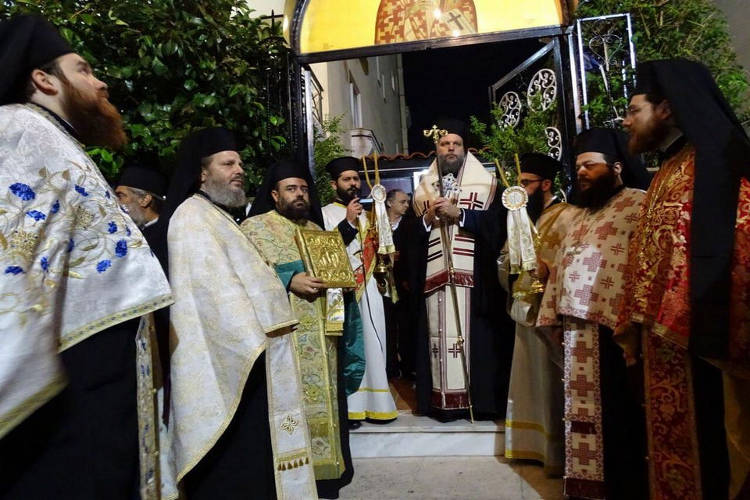 Μεθέορτος Εσπερινός Αγίου Κυπριανού στο Ηράκλειο Αττικής