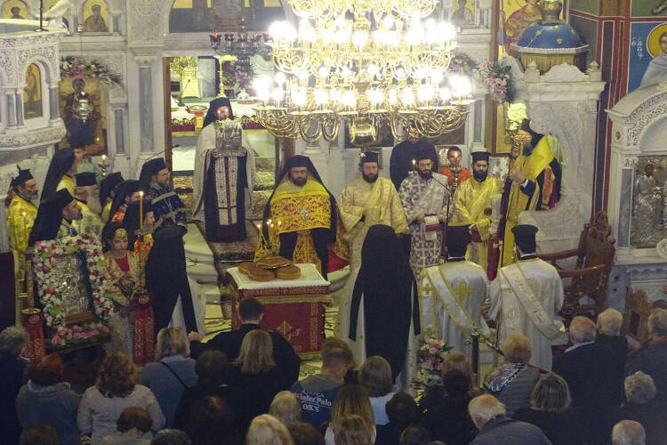 Εσπερινός Αγίων Αναργύρων στη Νέα Ιωνία