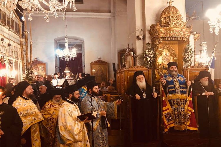 Πολυαρχιερατικός Εσπερινός Εισοδίων της Θεοτόκου στα Χανιά