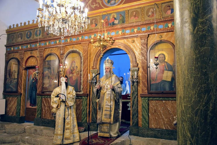 Εορτή Εισοδίων της Θεοτόκου στη Μητρόπολη Ναυπάκτου (ΦΩΤΟ)