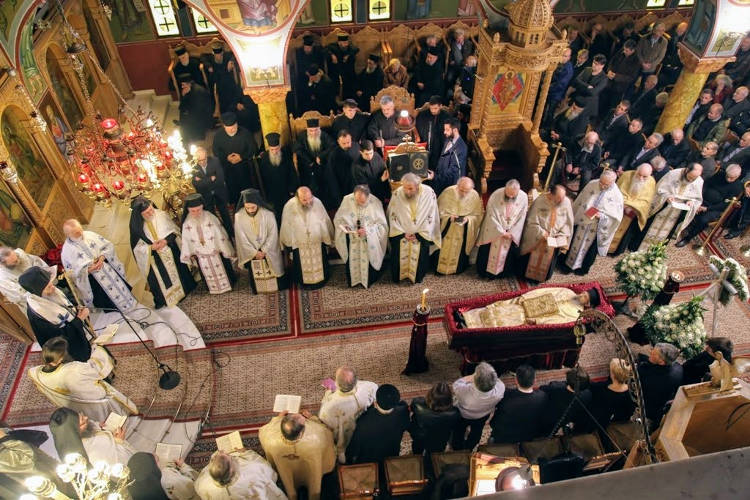 Εξόδιος Ακολουθία Πρωτοπρεσβυτέρου π. Αθανασίου Λαουρδέκη