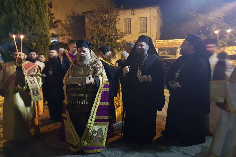 Η Υποδοχή Λειψάνου Αγίου Ιωάννου του Χρυσοστόμου στα Τρίκαλα