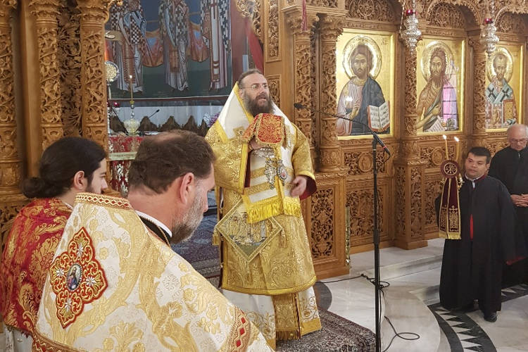 Ο Τρίκκης Χρυσόστομος στην Αγία Μαρίνα Θεσσαλονίκης