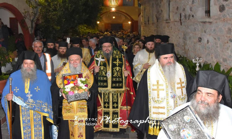 Λαμπρός εορτασμός της Ιεράς Μονής Οσίου Δαβίδ του Γέροντος