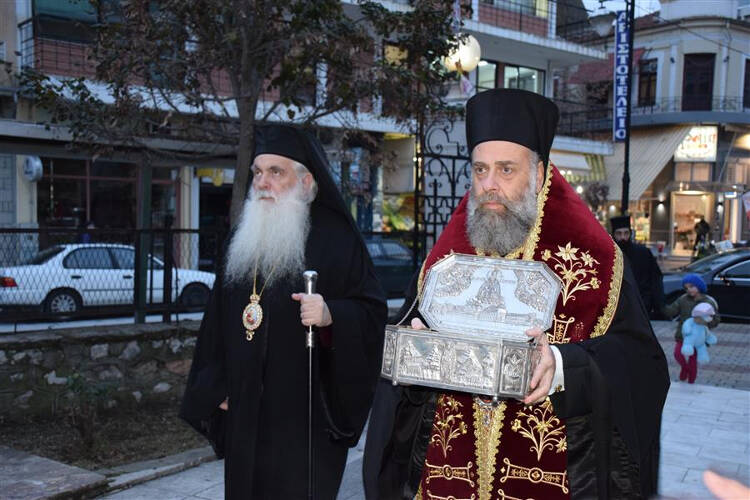 Η Καρδίτσα υποδέχτηκε λείψανο του Αγίου Λουκά του Ιατρού