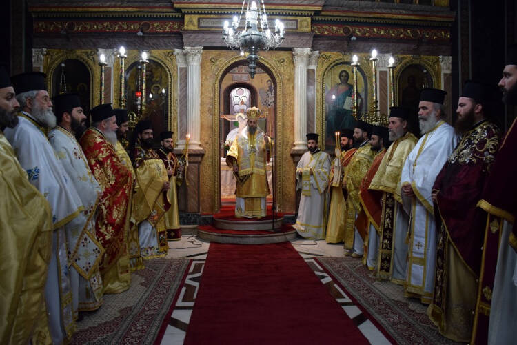 Αγρυπνία Αγίου Αμφιλοχίου στην Καρδίτσα