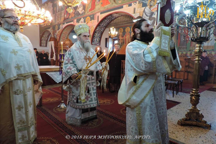 Κυριακή προ της Χριστού Γεννήσεως στη Μητρόπολη Άρτης