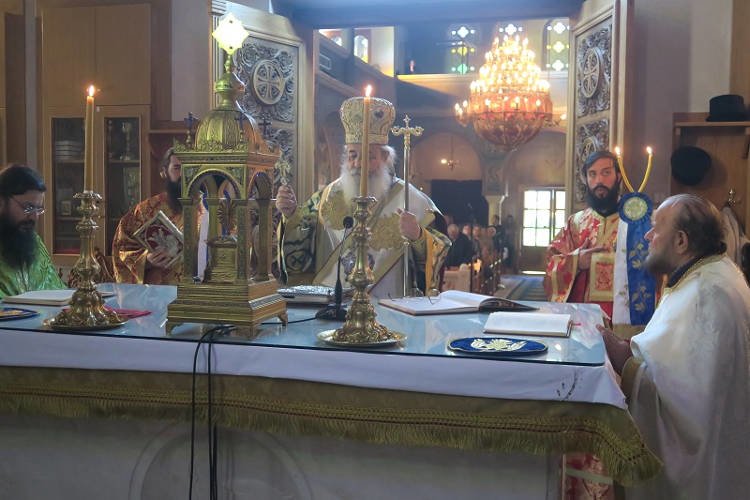 Εορτή Συλλήψεως της Αγίας Άννας στη Μητρόπολη Φθιώτιδος