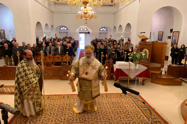 Εορτή του Οσίου Πορφυρίου στη Μητρόπολη Ιεραπύτνης