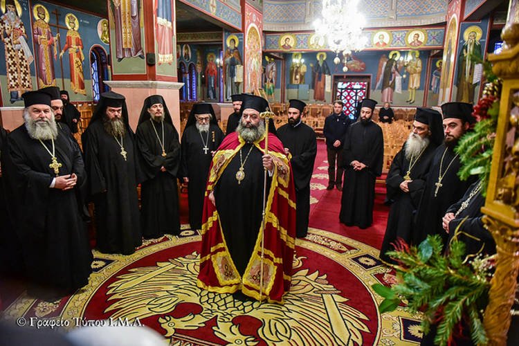 Εορτή Αγίου Σπυρίδωνος στη Μητρόπολη Λαγκαδά