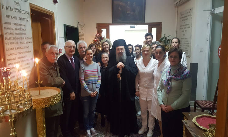 Χριστουγεννιάτικες επισκέψεις Πατρών Χρυσοστόμου