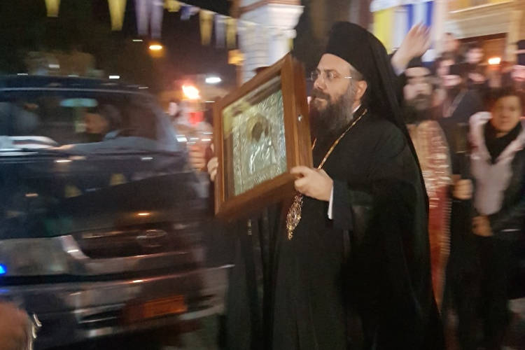 Αναχώρηση Παναγίας Σπηλαιωτίσσης από τα Τρίκαλα