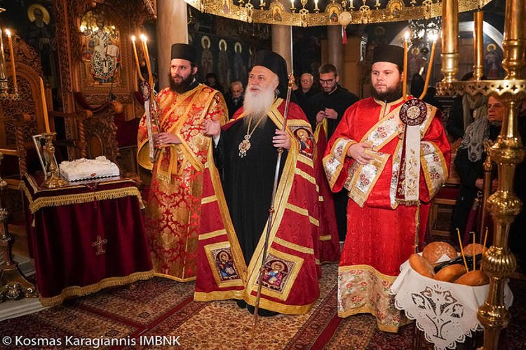 Αγρυπνία Αγίων 5 Μαρτύρων στη Μονή Παναγίας Δοβρά