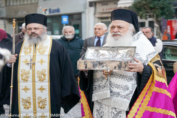 Δεξιά χείρα Μεγάλου Βασιλείου υποδέχτηκε η Βέροια (ΦΩΤΟ)