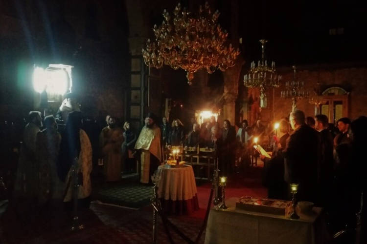 Αγρυπνία του Οσίου Πορφυρίου στη Χαλκίδα