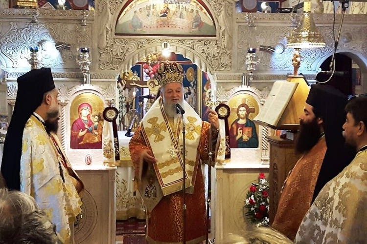 Η εορτή του Αγίου Σπυρίδωνος στη Μητρόπολη Χαλκίδος