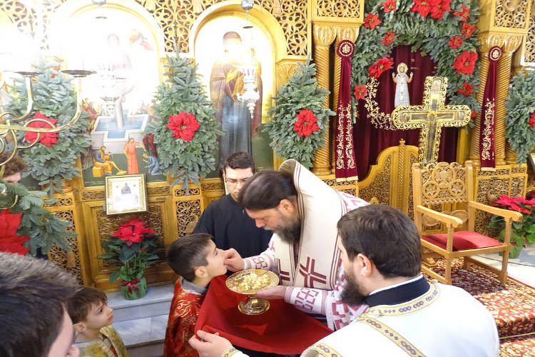 Θεία Λειτουργία Αγίου Ιακώβου του Αδελφοθέου στην Καλογραίζα (ΦΩΤΟ)