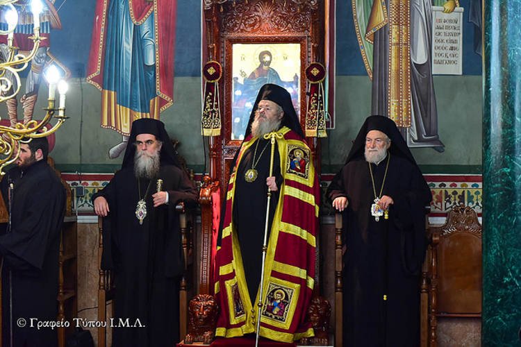 Αρχιερατικός Εσπερινός Αγίας Κυράννης Όσσης στη Μητρόπολη Λαγκαδά