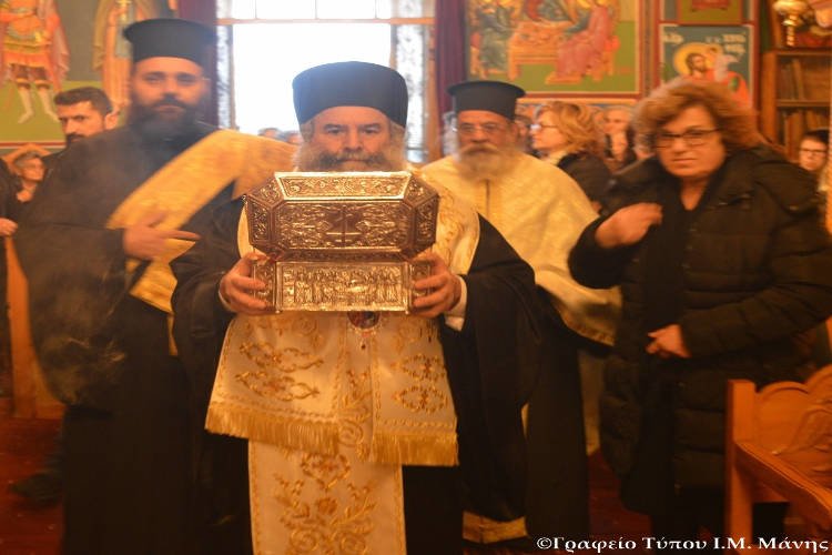 Λείψανο Αγίου Λουκά Ιατρού στη Μικρή Μαντίνεια (ΦΩΤΟ)