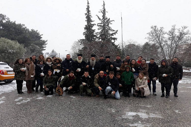 Στελέχη Κατασκηνώσεων Μητρόπολης Μαρωνείας στη Μητρόπολη Σταγών (ΦΩΤΟ)