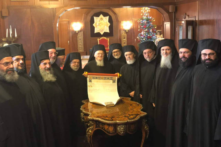 Υπογραφή Τόμου Αυτοκεφαλίας της Ουκρανικής Εκκλησίας