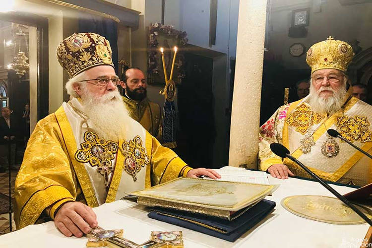 Δισαρχιερατικό Συλλείτουργο στο Προσκύνημα του Αγίου Σπυρίδωνα