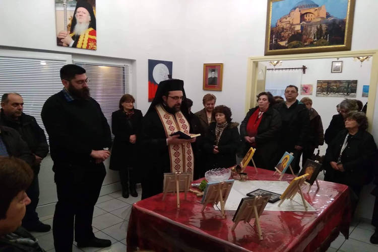 Εγκαίνια έκθεσης ζωγραφικής στα Γ´ Χαραλάμπεια