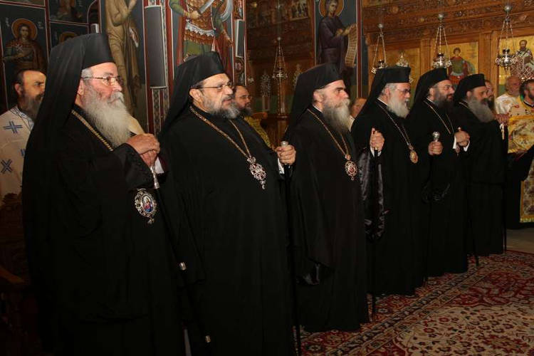 Πολυαρχιερατικός Εσπερινός Ονομαστηρίων Μετεώρων Θεοκλήτου